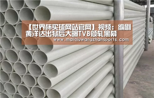 【世界杯买球网站官网】视频:编剧黄洋达出狱后大曝TVB倾轧黑幕(图1) 世界杯投注